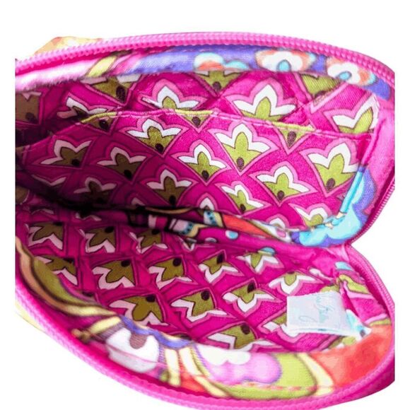 VERY BRADLEY Zip Around Wristlet In Pink Swirls - Picture 5 of 5